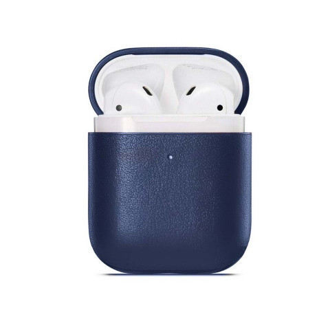 Чохол для AirPods 1/2 Leather Case Midnight blue Чохол для AirPods 1/2 Leather Case Midnight blue